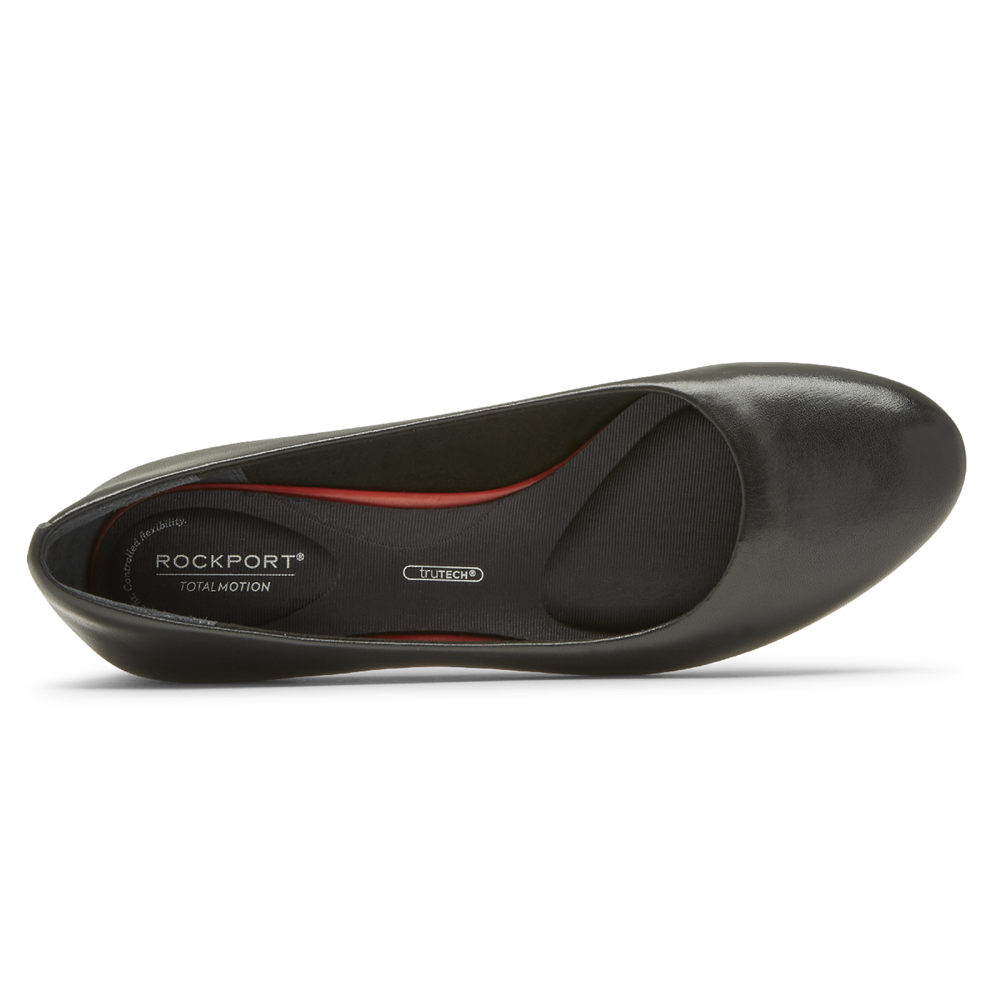 Scarpins Rockport Mulher Pretas - Total Motion Sydney - 86537XSFZ